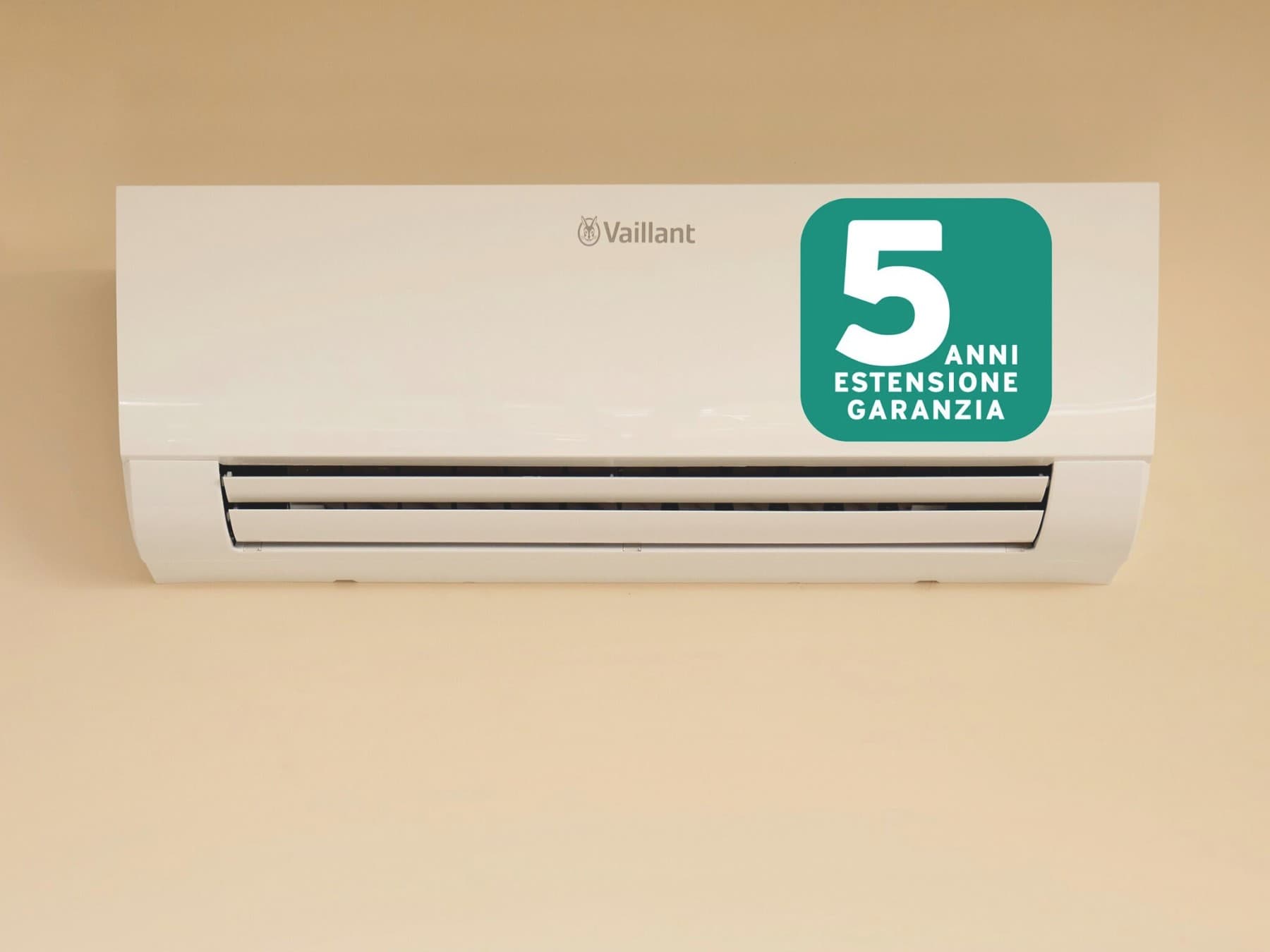 Garanzia 5 anni sui climatizzatori Vaillant.