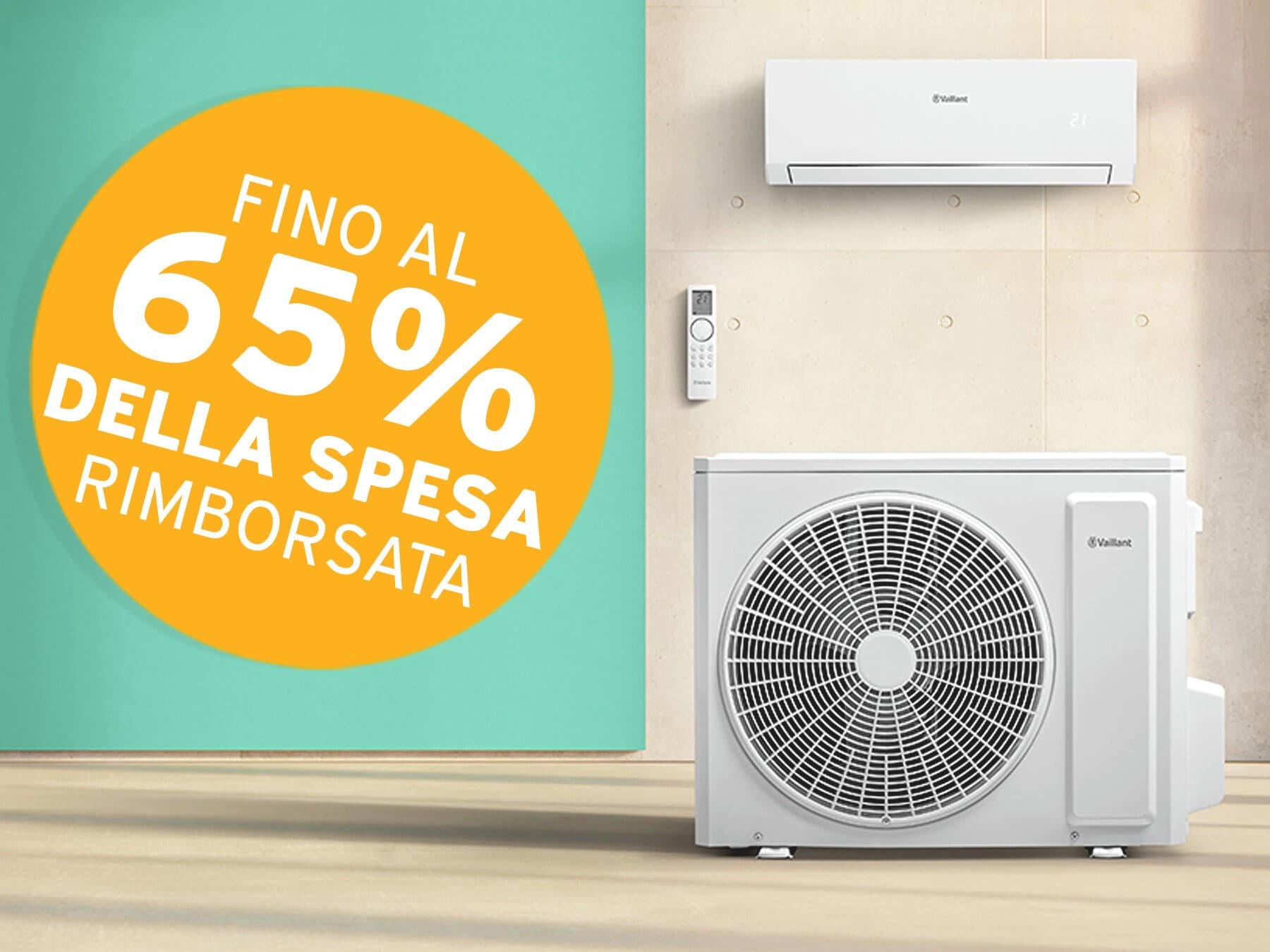 Climatizzatore climaVAIR plus di Vaillant.