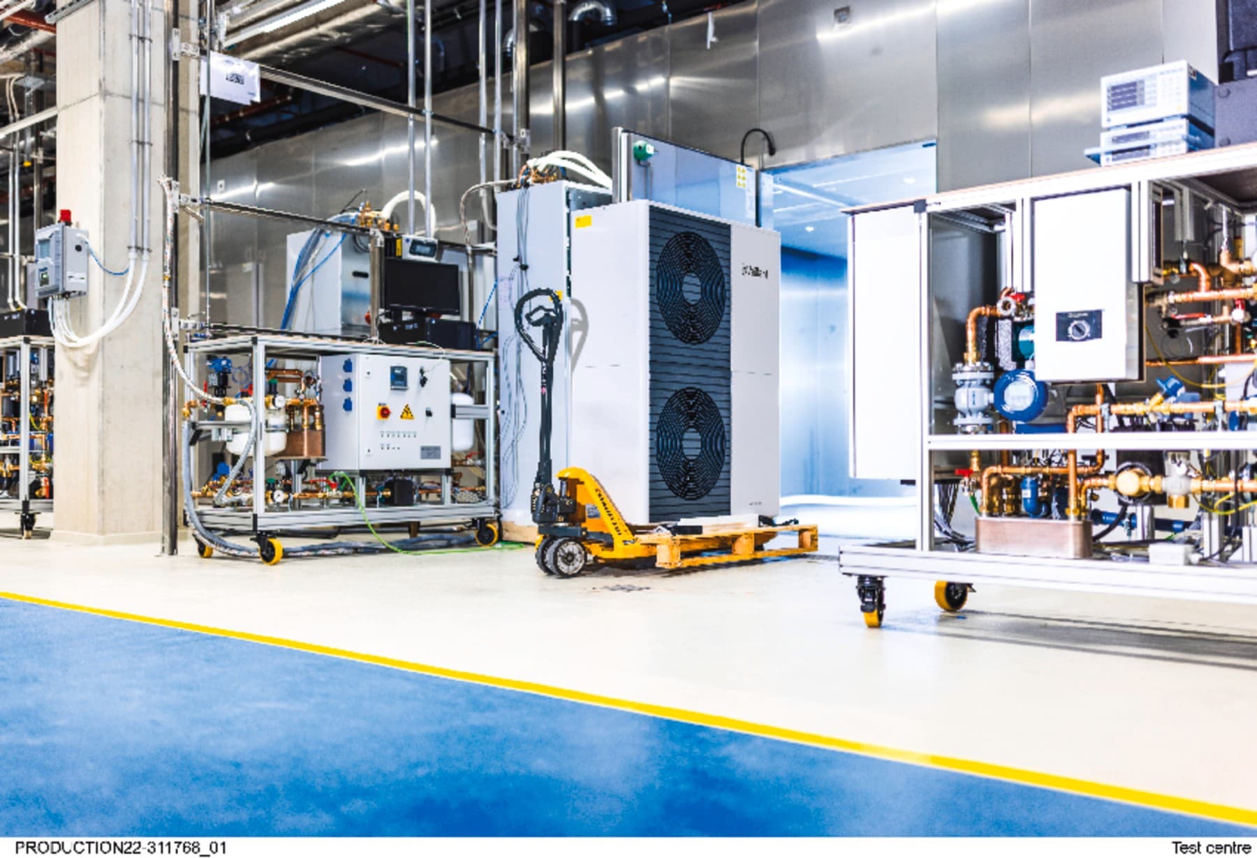 Pompa di calore Vaillant in fabbrica