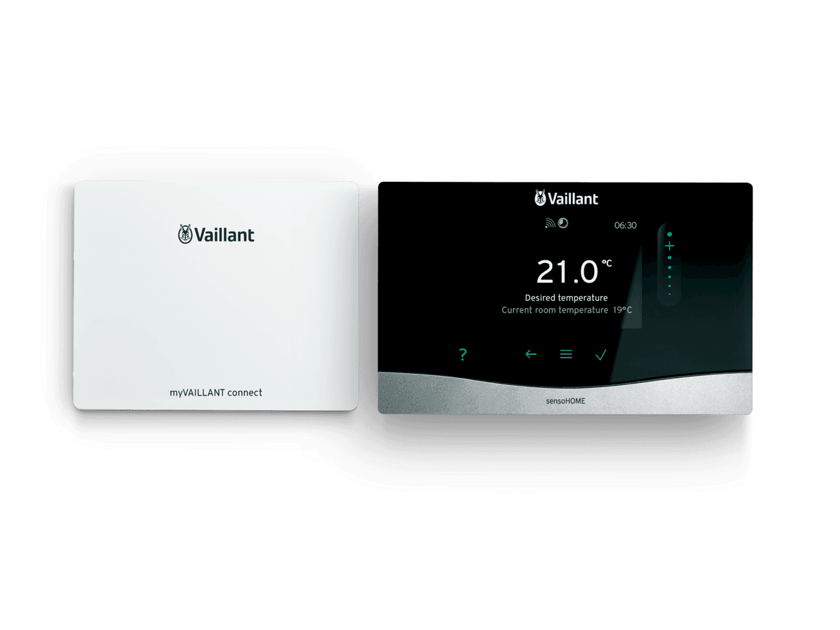 sensoHOME f + myVAILLANT connect product view